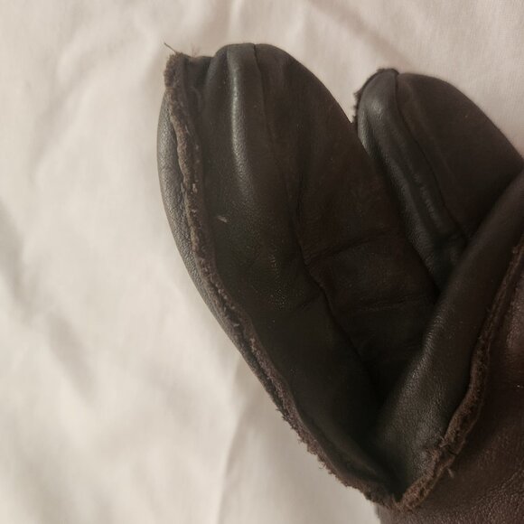 Vintage Military Vietnam Era Men's Leather Gloves - Picture 6 of 10